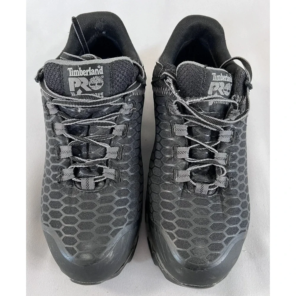 Timberland Pro Drivetrain Safety Toe Work Shoes‎ Women's Size 8.5 W Black